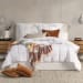 Rowen - 3 Piece Queen Quilt Set - Cloud