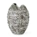 In Touch - 14" Vase - Brown / White
