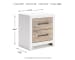 Charbitt - Two-tone - Two Drawer Night Stand
