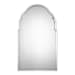Brayden - Frameless Arched Mirror - Pearl Silver