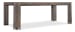 Modern Mood - Leg Dining Table With 1-24in Leaf - Dark Brown
