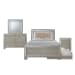 Platinum - Youth Full Platform With Trundle 4 Piece Bedroom Set - Сhampagne