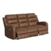 Avanti - PU Power Motion Sofa With Power Motion Head Recliner - Whiskers Brown