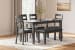 Bridson - RECT DRM Table Set (Set of 6) - Gray