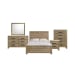 Caro - 5 Piece Queen Bedroom Set - Natural