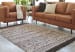 Kylin - Taupe/Charcoal/White - Large Rug