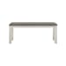Brook Bay - Upholstered Counter Bench - White