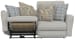Chappy - Power Lay Flat Reclining Sofa - Linen