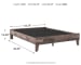 Neilsville - Multi Gray - Queen Platform Bed
