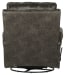 Maddie - Faux Leather Swivel Glider Recliner - Light Brown