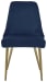 Wynora - Blue/gold Finish - Dining Uph Side Chair (2/cn)
