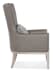 Kyndall - Club Chair With Accent Pillow - Dark Gray