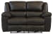 Transformer II - Power Reclining Loveseat - Chocolate Top Grain Italian Leather Match