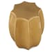 Sunrise - Amber Gloss Scalloped Garden Stool