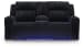 Forest Lake - Black - Power Reclining Loveseat With Console / Adj Headrest