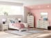 Lawroy - Light Natural - 7 Pc. - Dresser, Mirror, Twin Panel Bed, 2 Nightstands
