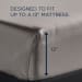 Linens - Tempur Luxe Egyptian Cotton Sheet Set - Cool Gray - Twin