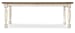 Americana - Leg Dining Table With One 22" Leaf - White