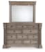 Blairhurst - Dresser And Mirror - Light Grayish Brown
