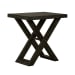 Crossroads - Chair Side Table - Dark Brown
