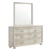 Fort Worth - Full With Lights & USB 5 Piece Bedroom Set - White