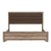 Sun Valley - 3 Piece Bedroom Set (King Upholstered Bed, Dresser & Mirror) - Light Brown