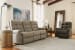 Devon - Power Reclining Sofa With Power Headrests - Gray
