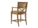 Los Altos - Sutherland Upholstered Counter Stool - Light Brown - Fabric