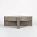 Sonoma - Round Coffee Table - Distressed Gray