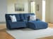 Acklen Place - Navy - 3-Piece Power Reclining Sectional Sofa With Raf Chaise