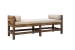Georgia - Backless Bench - Light Brown / Beige