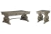 Tinley Park - Rectangular Cocktail Table With End Table - Dove Tail Gray