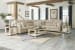 McPherson - 6 Piece Reclining Sectional With 3 Lay-Flat Reclining Seats And Storage Console - Buff