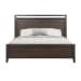 Arlington - King Panel Bed - Dark Brown
