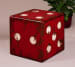 Dice - Accent Table - Red