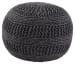 Benedict - Charcoal - Pouf