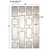 Kennon - Forged Rectangles Mirror - Gold