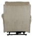 Warner - Power Headrest With Lumbar Power Lay Flat Recliner - Putty