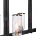 Jarsdel - 6 Light Industrial Island Light - Black