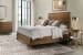 Eleana - King Panel Bed - Medium Wood