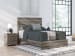 Graystorm - Queen Panel Bed - Brown Gray