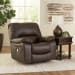 Leesworth - Dark Brown - Power Rocker Recliner