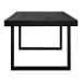 Jedrik - Large Concrete Outdoor Dining Table - Black