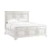 Calloway - King Panel 6 Piece Bedroom Set - White