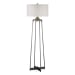 Adrian - Modern Floor Lamp - Pearl Silver
