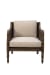 Redford - Chair - Dark Brown / Beige