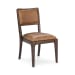 Gia - Leather/Wood Dining Chair - Sienna