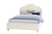 Tide & Timber - Full - Upholstery Headboard In Linen Fabric - Soft White Maple