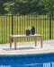 Hyland Wave - Rectangular Cocktail Table - Driftwood