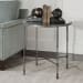 Vande - Aged Steel SideTable - Black